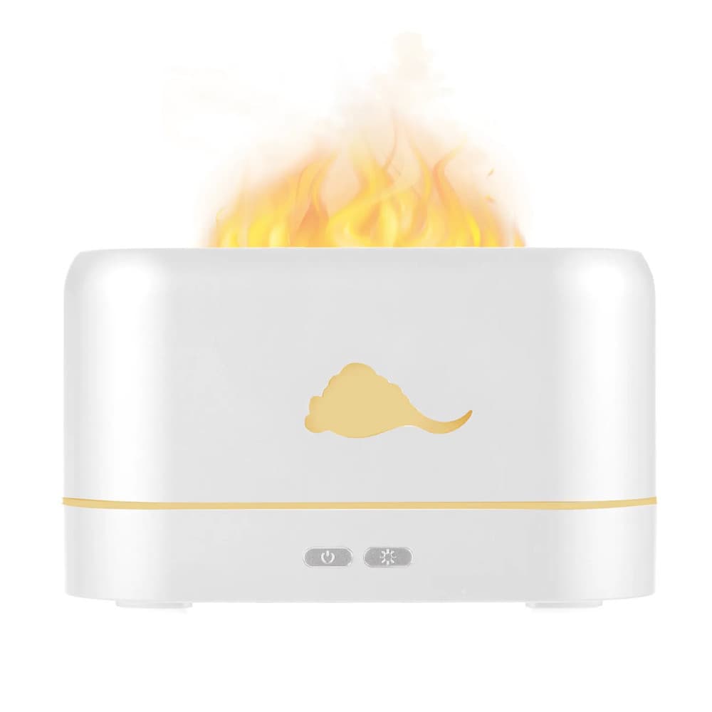 Aromaterapeutický difuzér s efektom plameňa